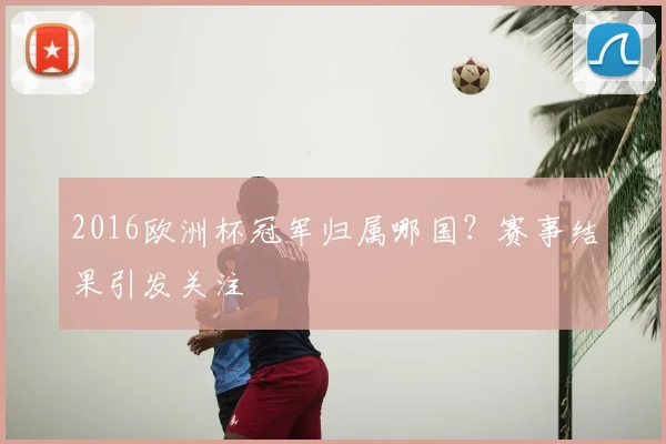 2016欧洲杯冠军归属哪国?赛事结果引发关注